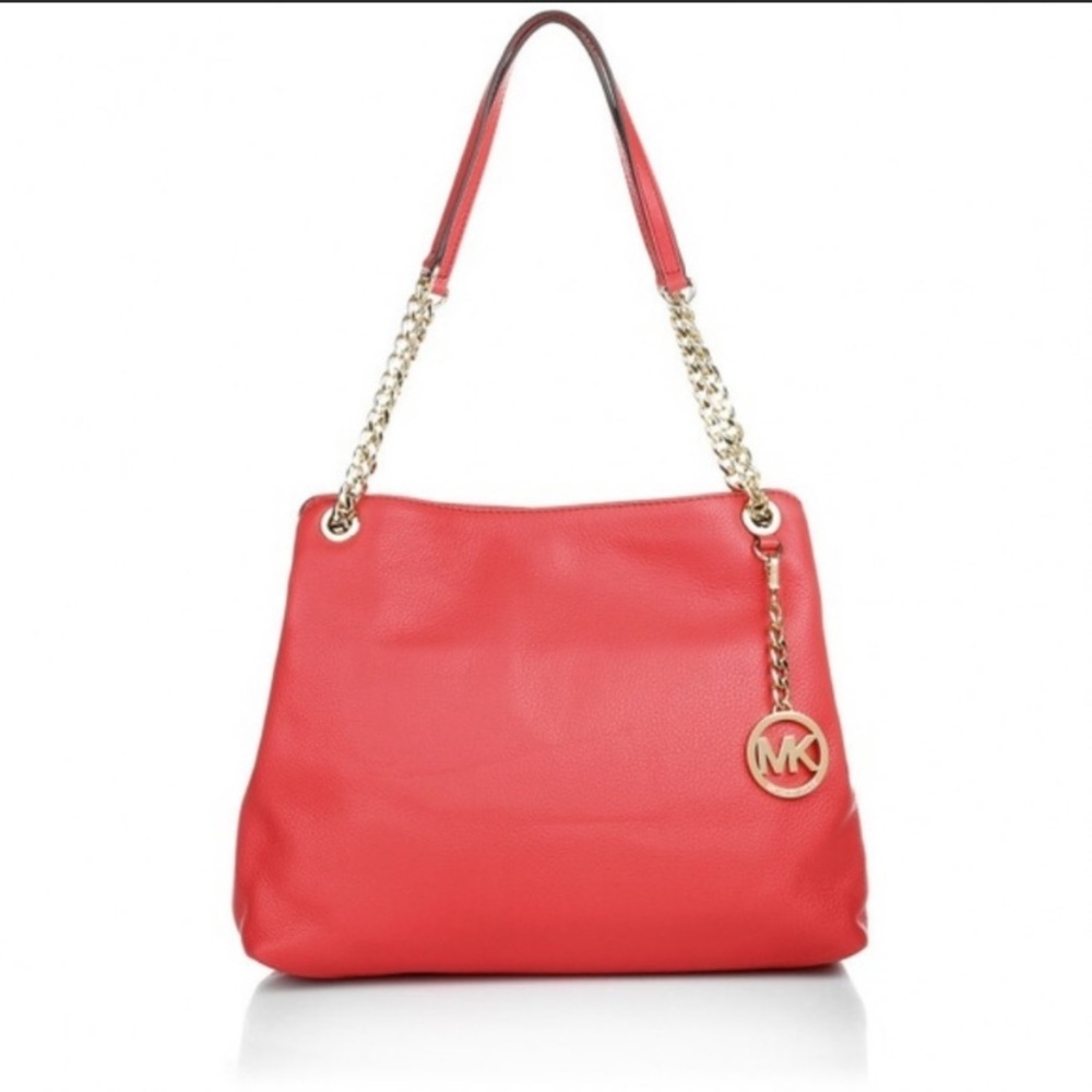 Michael Kors Jet Set Pink Chain Shoulder Bag